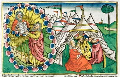 Wyjścia 20:1-5: Mojżesz otrzymuje Dziesięć Przykazań