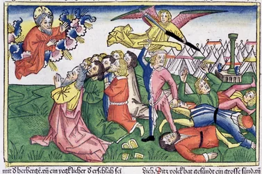 Wyjścia 32:15-23: Mojżesz łamie kamienne tablice