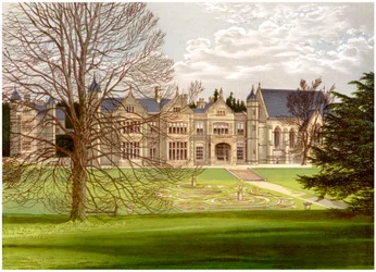 Exton House, Rutland, dom hrabiego Gainsborough, ok. 1880