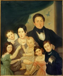 Portret rodzinny Johanna von Liebieg