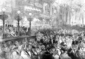 Bal przebierańców w nowej Wielkiej Operze w Paryżu na rzecz ubogich, 1875 r.