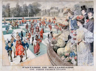 Fantazja miliardera: ludzka gra w szachy, 1904