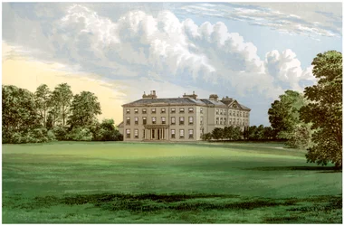 Farnham Lodge, hrabstwo Cavan, Irlandia, dom Lorda Farnhama, ok. 1880 r