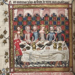 Uczta w Oksfordzie Cykl romansów Aleksandra, ok. 1400