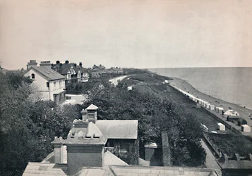 Felixstowe - Z hotelu Bath, 1895