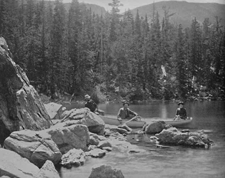 Jezioro Fen, niedaleko Georgetown, Kolorado, ok. 1897.