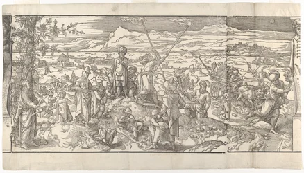 Święto nowiu z fryzu Ces Moeurs et fachons de faire de Turcz Customs ..., 1553.