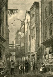 Zaułek polny ok. 1840 r., ok. 1872 r.