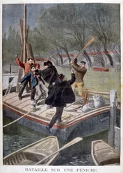 Walka na barce, 1902