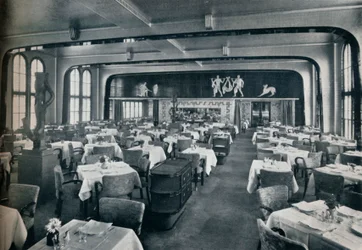 Salon Jadalnia Pierwszej Klasy na pokładzie Victoria, 1931
