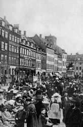 Targ rybny, Kopenhaga, ok. 1922 r.