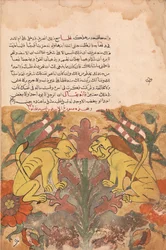 Folio z Kalila wa Dimna, XVIII wiek.