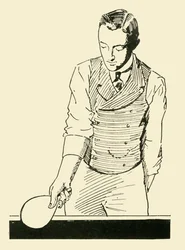 Forehand Half-Volley Upright, 1902.