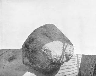 Forefathers Rock, Plymouth, Massachusetts, USA, ok. 1900.