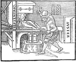 Kucie magnesu, 1600