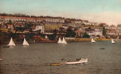 Fowey z Polruan, ok. 1930