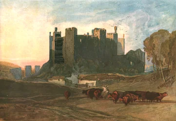 Zamek Framlingham, 1828, ok. 1900.