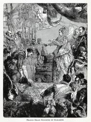 Francis Drake z tytułem rycerza Elżbiety, 1882 r