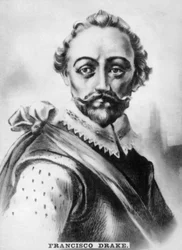 Francisco Drake, 1540-1596, lata 20.