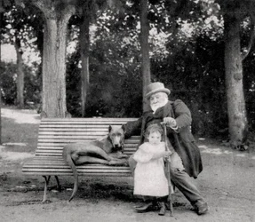 Francisque Sarcey, francuski dziennikarz i krytyk teatralny, 1895