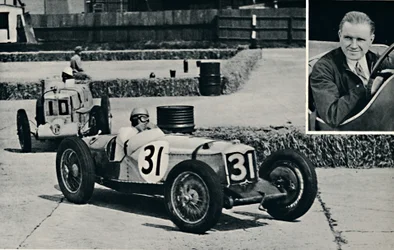 Freddie Dixon Riley w Brooklands, 1937