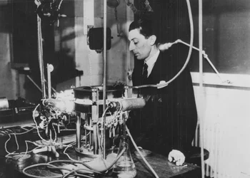 Frederic Joliot, fizyk francuski, ok. 1930