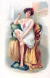 Pocztówka francuska, ok. 1900