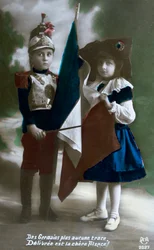 Pocztówka francuska z I wojny światowej, 1914-1918