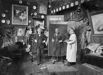 Francuski artysta Louis-Robert Carrier-Belleuse obraz Doktor Boyen, 1906