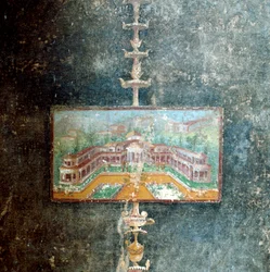 Fresk, Willa Vettii, Pompeje. c62-79 AD