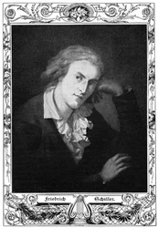 Friedrich Schiller, niemiecki poeta, filozof, historyk i dramaturg, 1900