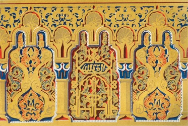 Fryz w górnej izbie, House of Sanchez, 1907.