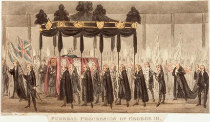 „Kondukt żałobny Jerzego III”, 1820