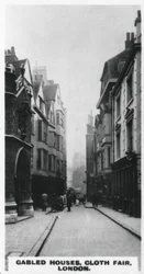 Dwuspadowe domy, Targi Sukiennic, Londyn, ok. 1920 r.