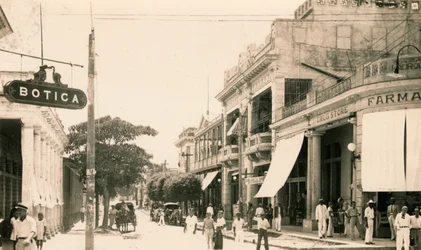 Ulica Garcia, Guantanamo, Kuba, ok. 1900