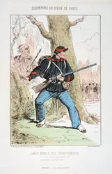 Mobilna Gwardia Departamentów, Oblężenie Paryża, 1870-1871