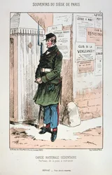 Siedząca Gwardia Narodowa, Oblężenie Paryża, 1870-1871