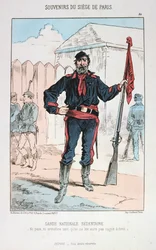 Siedząca Gwardia Narodowa, Oblężenie Paryża, 1870-1871