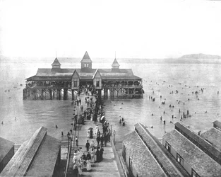 Garfield Beach, Wielkie Jezioro Słone, Utah, USA, ok. 1900.