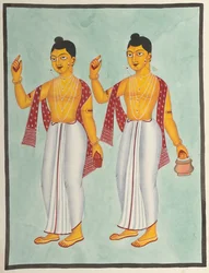 Gaur i Nitai, XIX wiek.