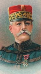 Generał Maurice Sarrail 1856-1929, dowódca aliancki w Grecji podczas I wojny światowej, 1917