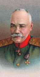Generał Michaił Wasiljewicz Aleksiejew 1857-1918, generał armii cesarskiej, 1917