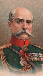 Generał Platon Lechitsky 1856-1921, rosyjski dowódca w I wojnie światowej, 1917