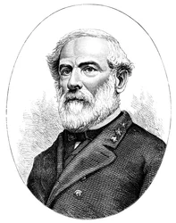 Generał Robert E Lee 1807-1870, amerykański generał