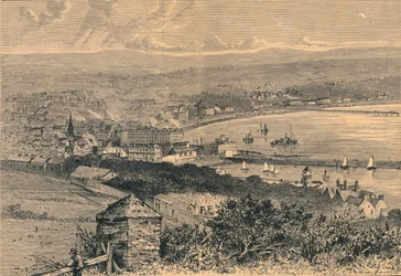 Widok ogólny Douglasa, 1880 r