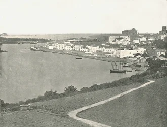 Widok ogólny, Brindisi, Włochy, 1895.