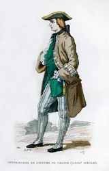 Dżentelmen w stroju myśliwskim, XVIII wiek 1882-1884