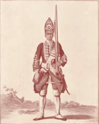 Dżentelmen, VII Pułk Fizylierów Królewskich 1742, 1742 1909
