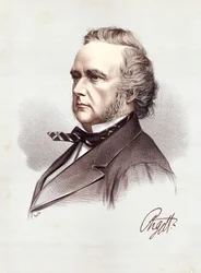 George Douglas Campbell, 8. książę Argyll, szkocki polityk i naukowiec wigów, ok. 1880 r.