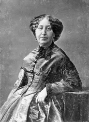 George Sand, francuska powieściopisarka i wczesna feministka, ok. 1845-1876